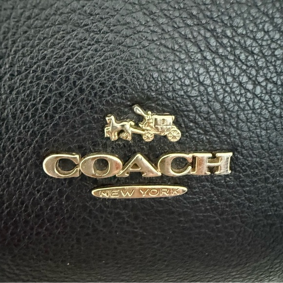 Vintage Coach black leather East/West Isabelle hobo shoulder bag - Picture 7 of 10